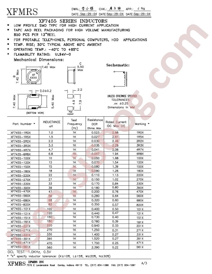 XF7455