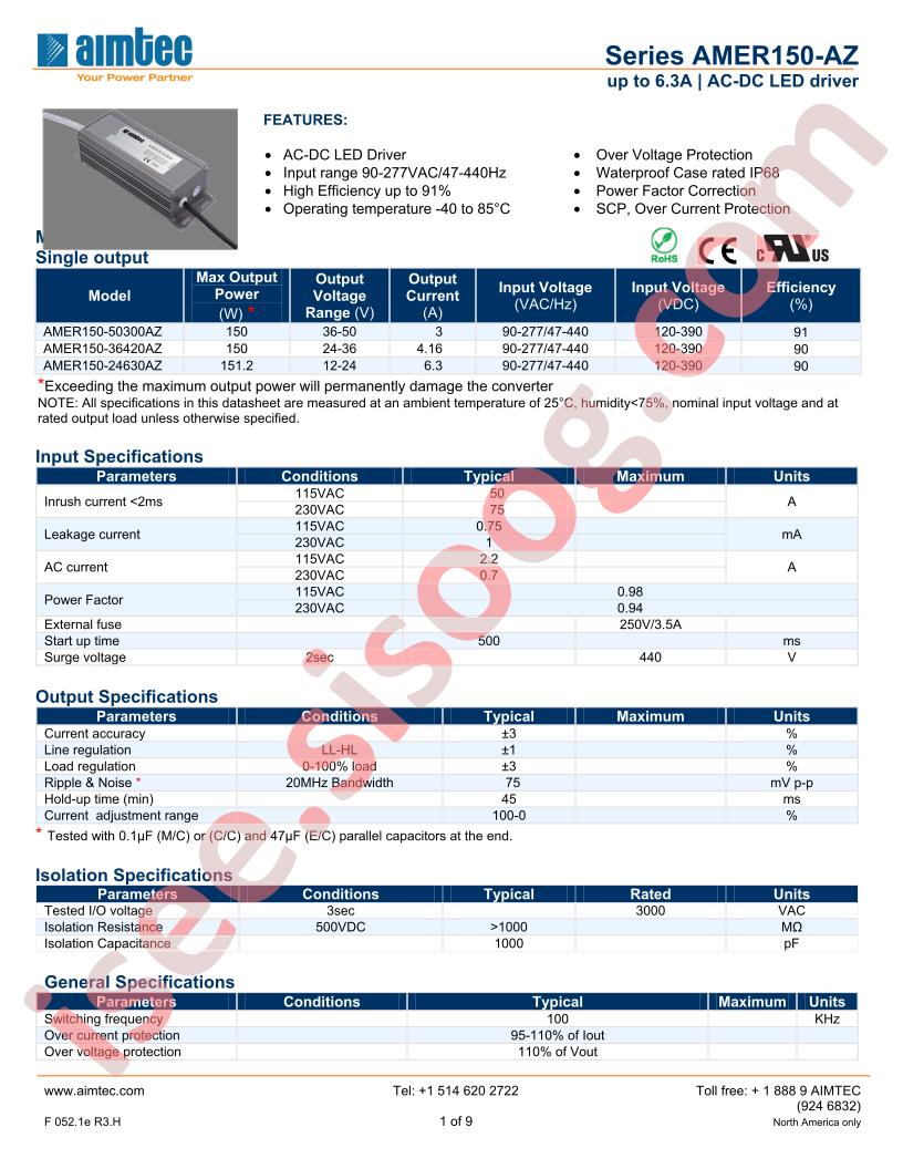 AMER150-50300AZ