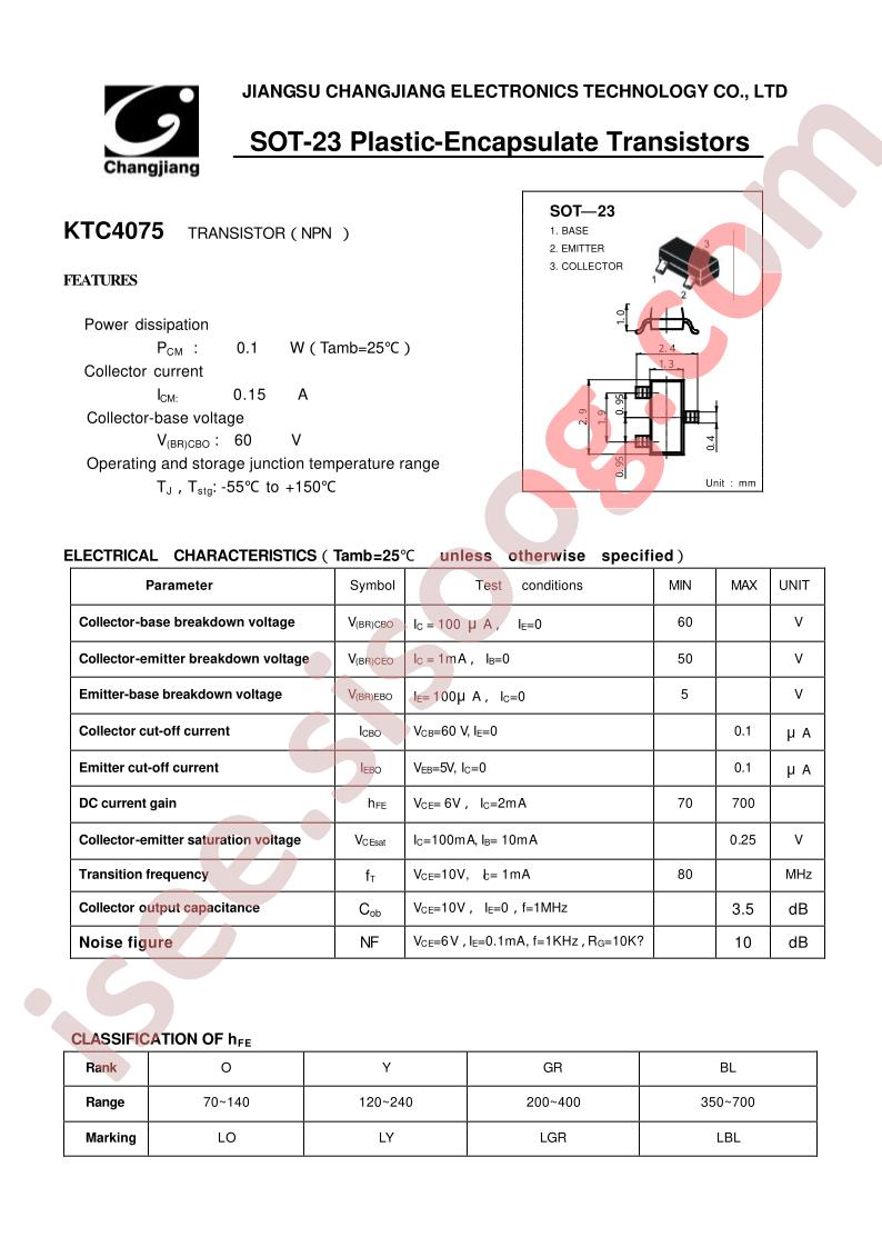 KTC4075-SOT-23