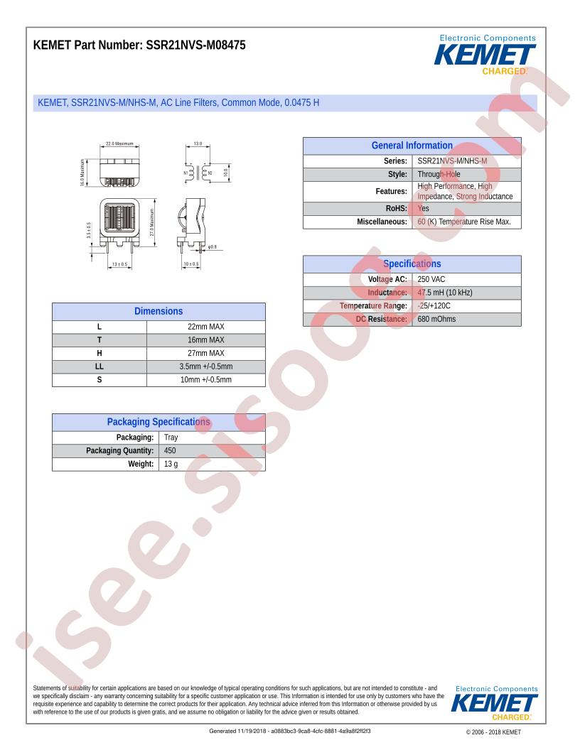 SSR21NVS-M08475