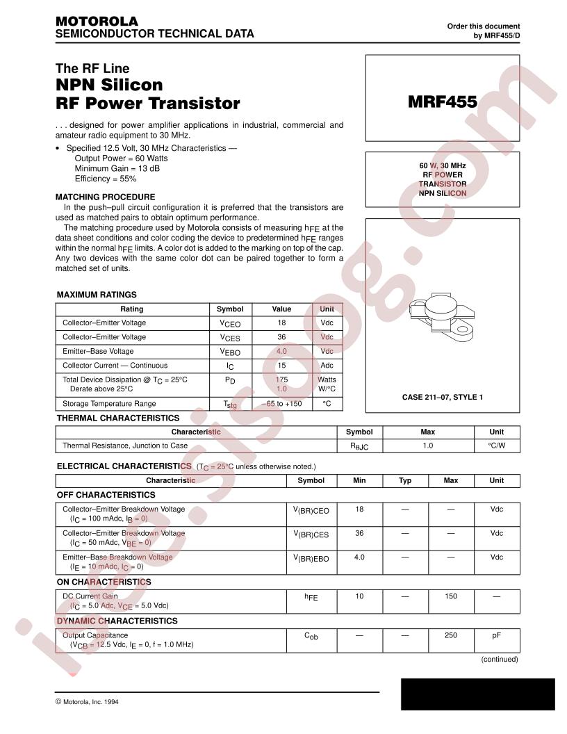 MRF455