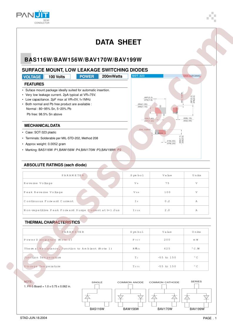 BAS116W