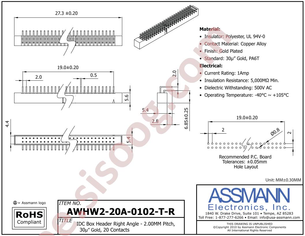 AWHW2-20A-0102-T-R