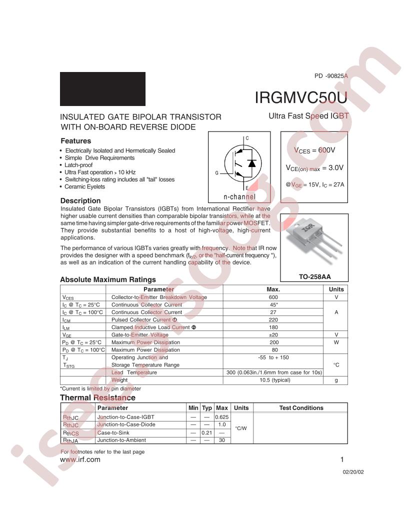 IRGMVC50U