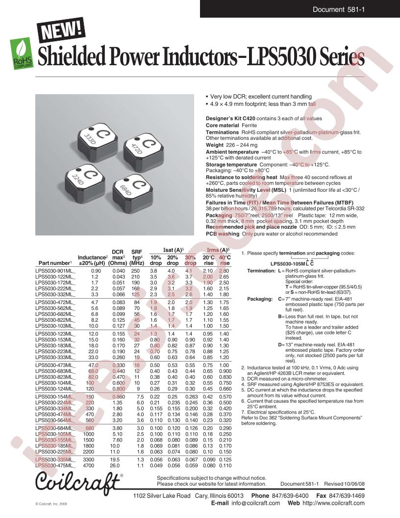 LPS5030-105ML