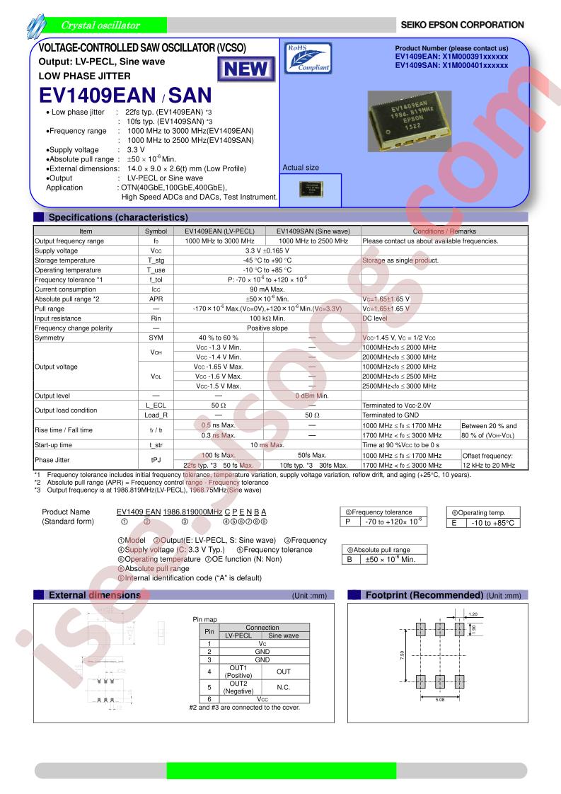 EV1409SAN