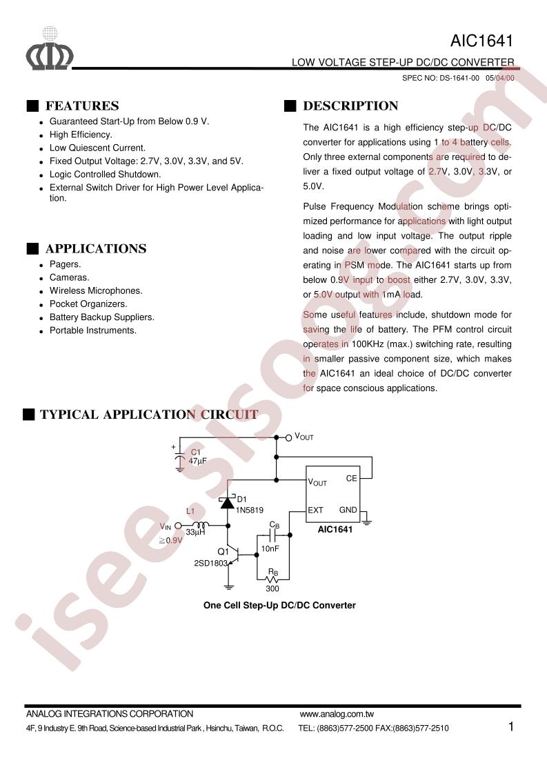 AIC1641-30CW