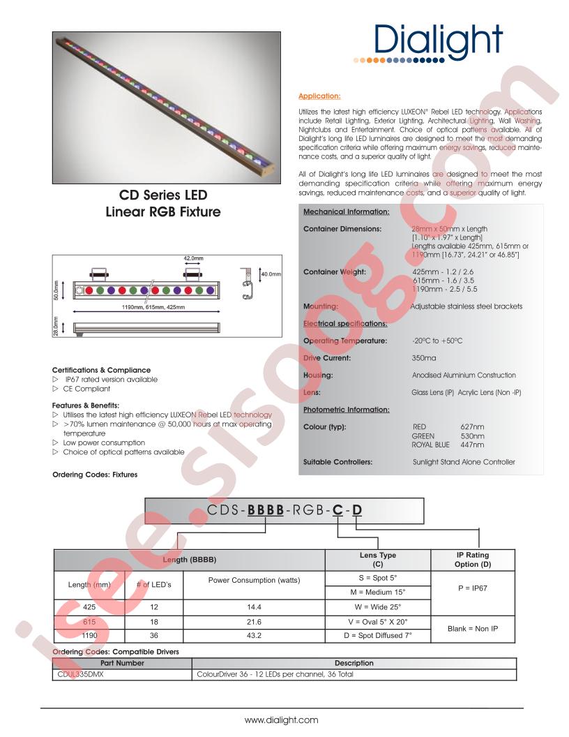 CDS-1190-RGB-V