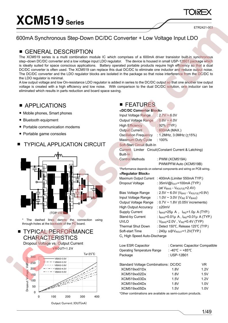 XCM519AA01DR