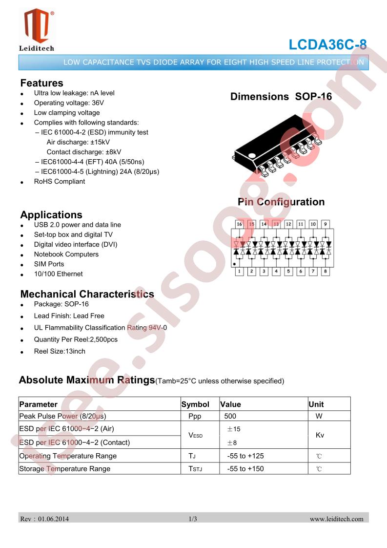 LCDA36C-8