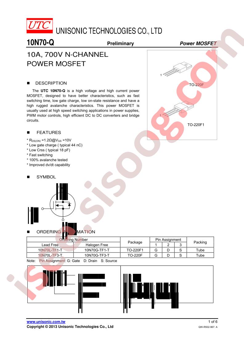 10N70G-TF1-T