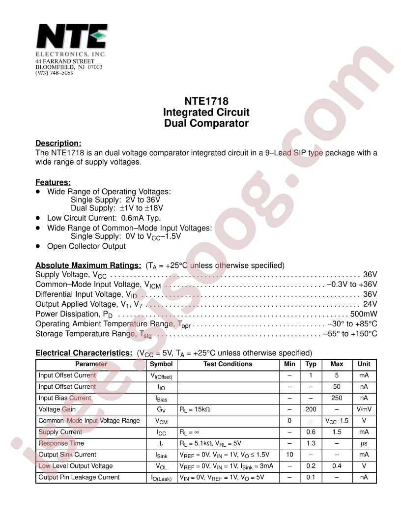NTE1718
