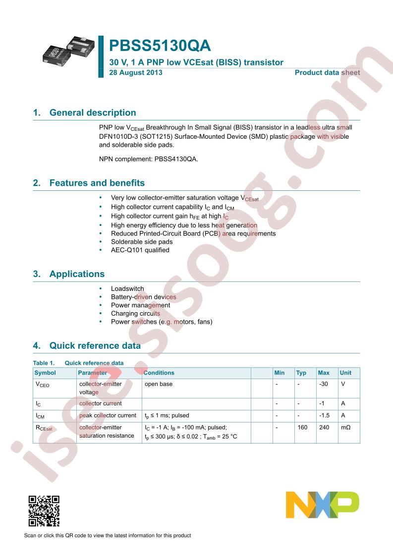 PBSS5130QA