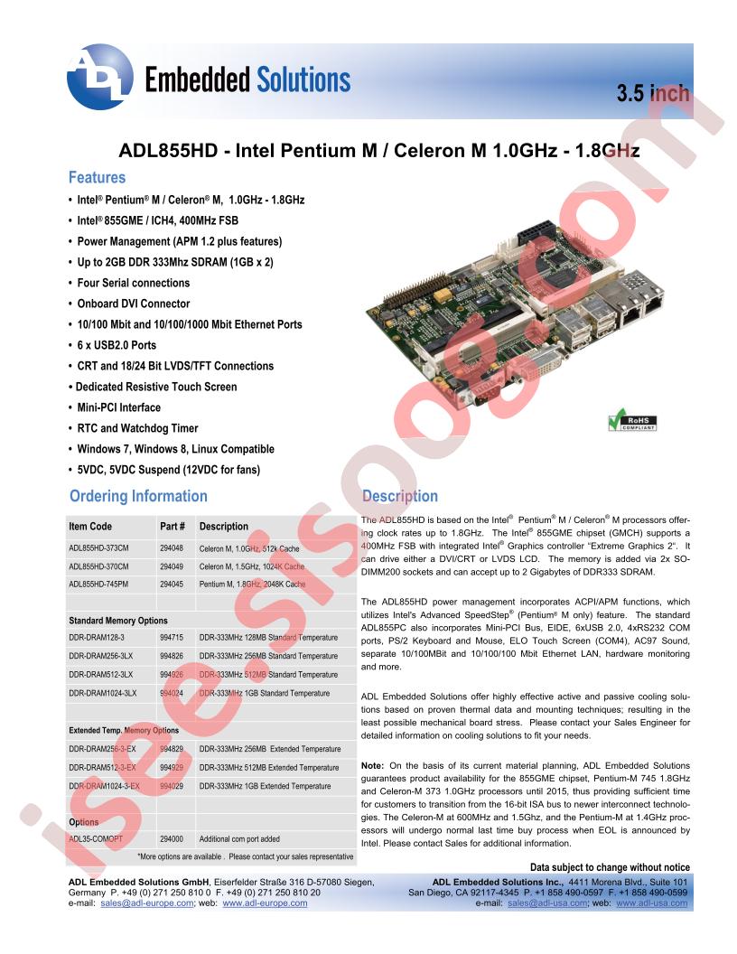 ADL855HD-370CM