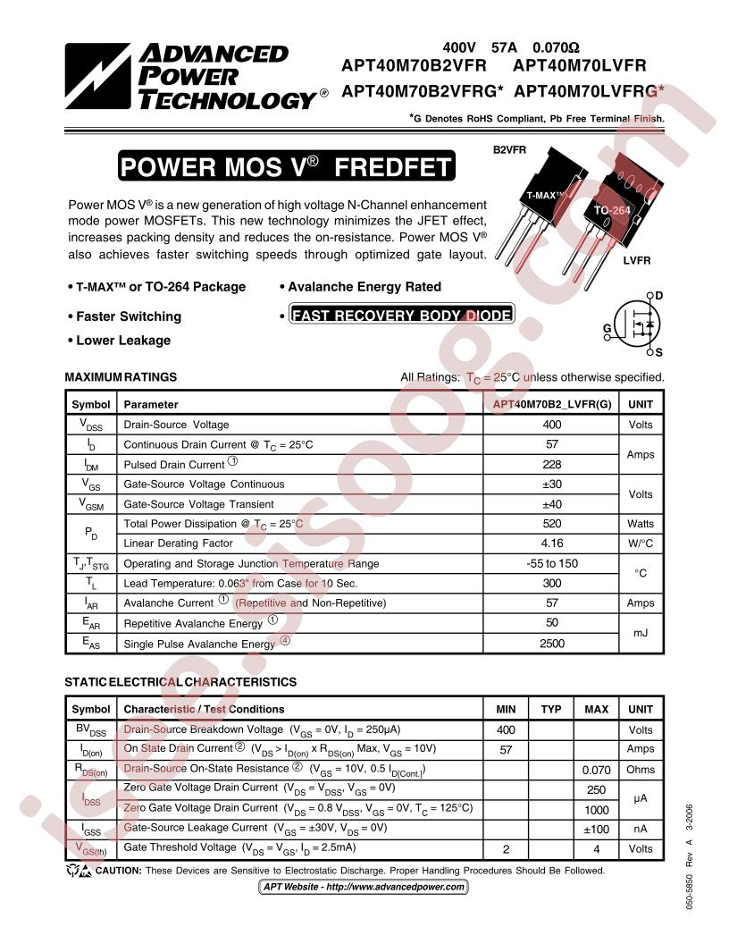 APT40M70LVFRG