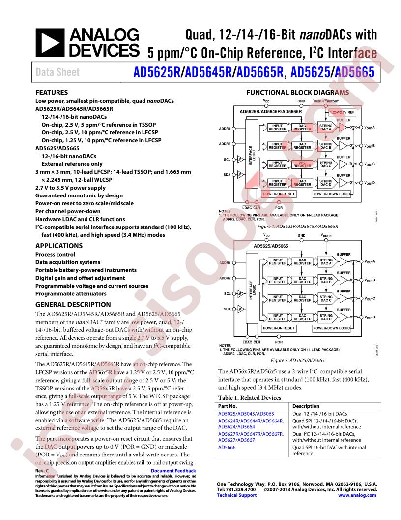 AD5645RBCPZ-REEL7