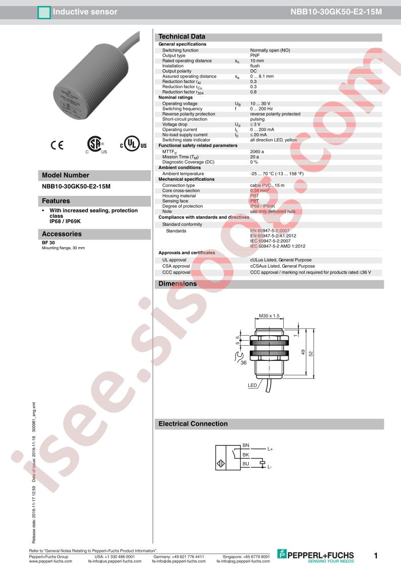 NBB10-30GK50-E2-15M