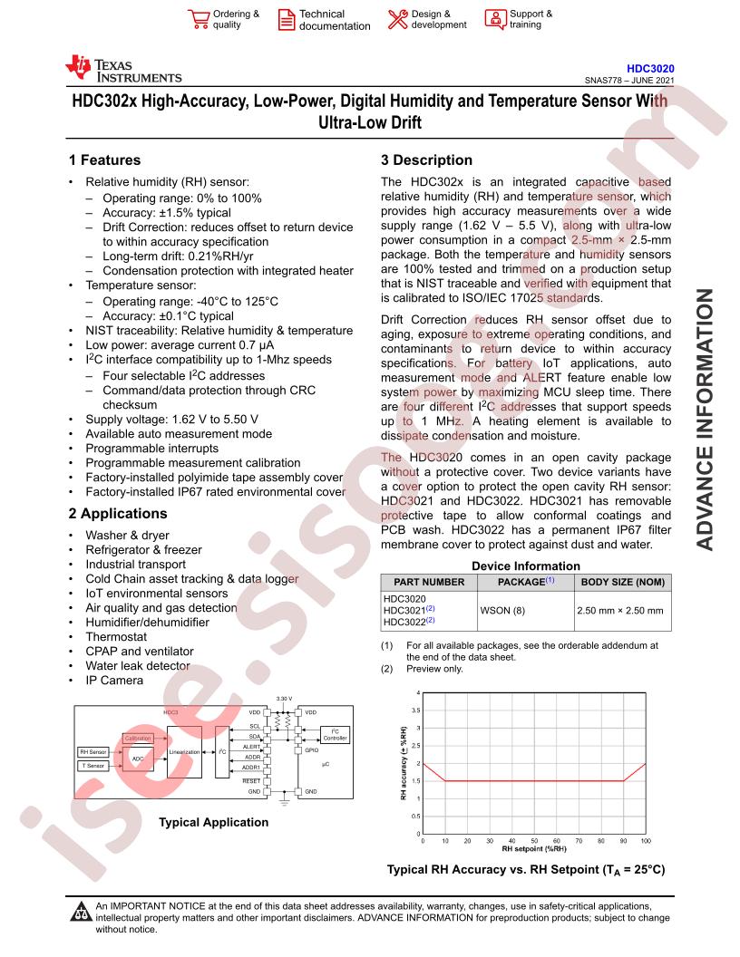 HDC3021DEHR