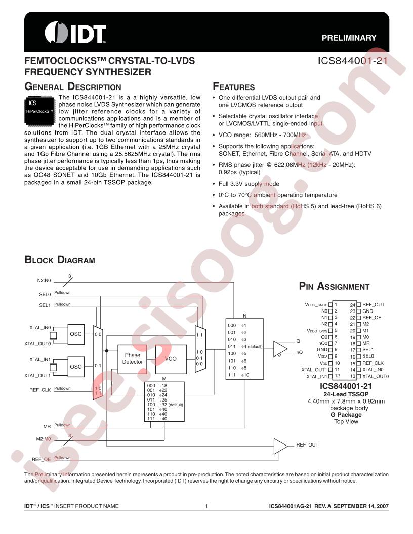 ICS844001AG-21T