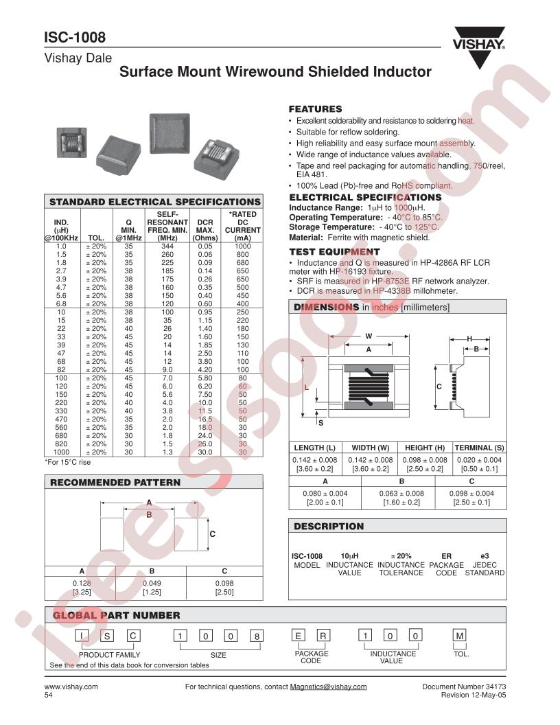 ISC-1008ER100M