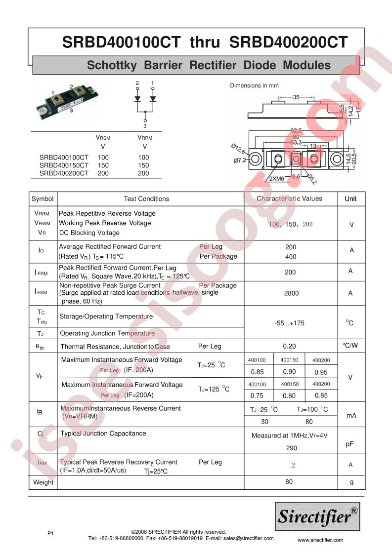 SRBD400100CT