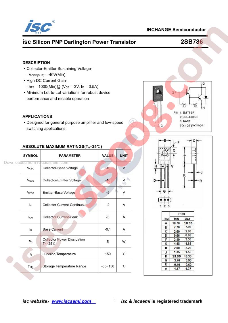 2SB786