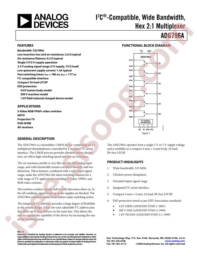 ADG796ABCPZ-REEL