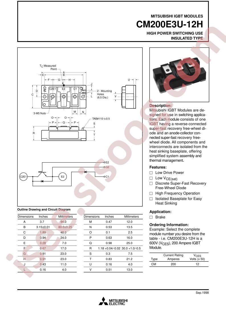 CM200E3U-12H