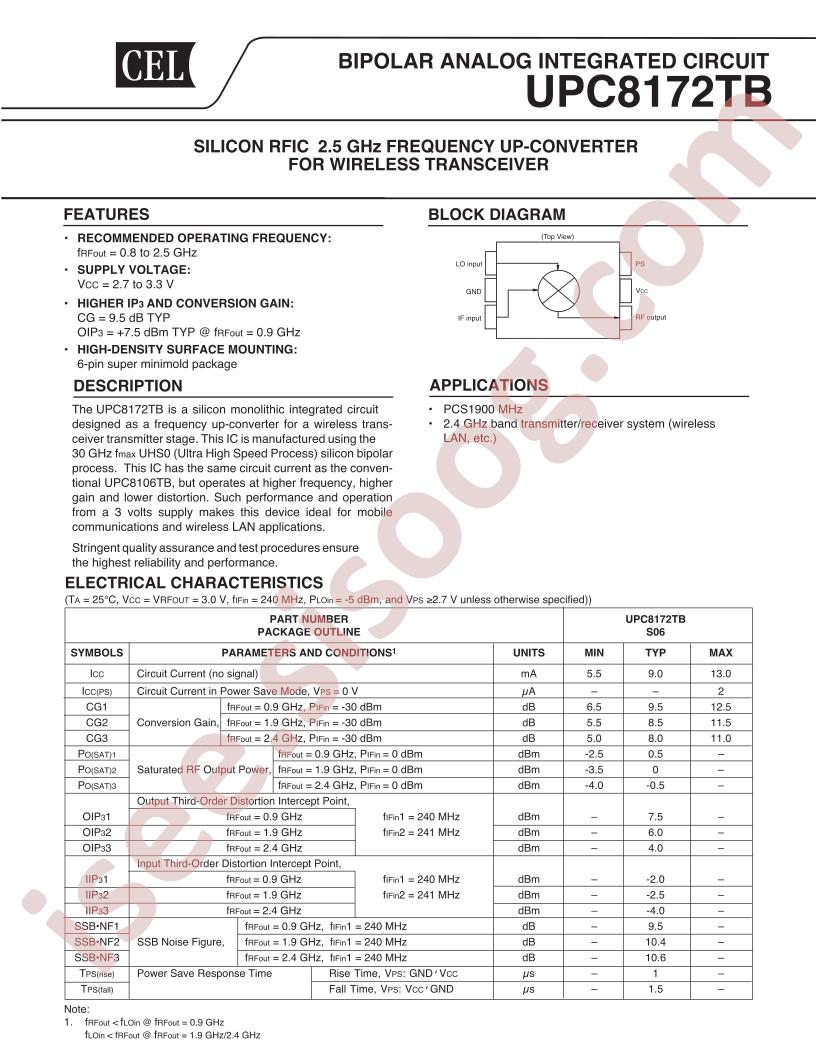 UPC8172TB-E3-A