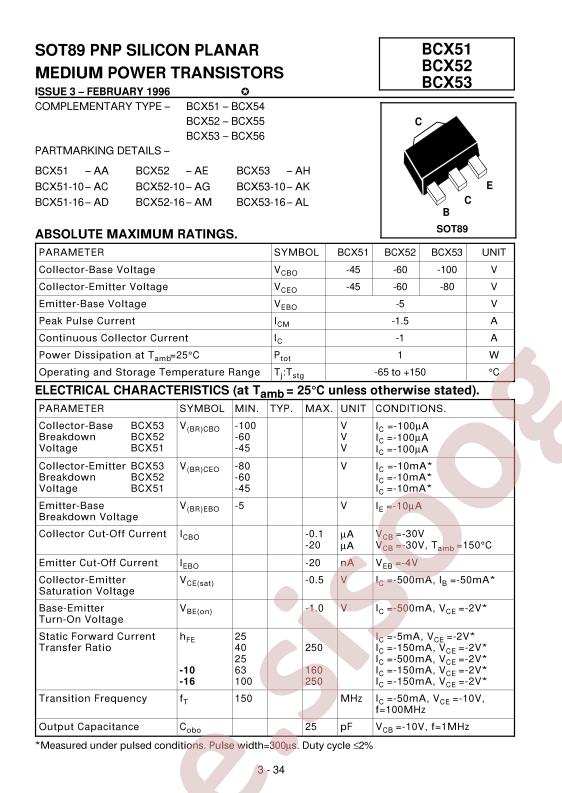 BCX53-16-AL