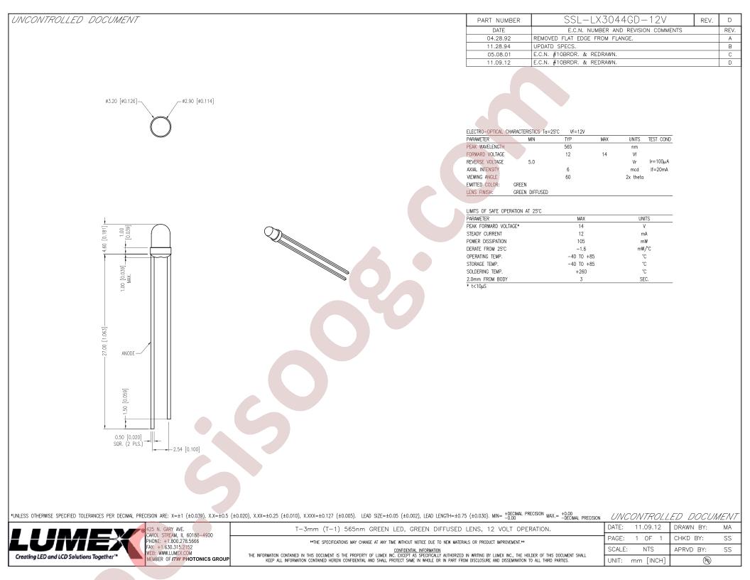 SSL-LX3044GD-12V