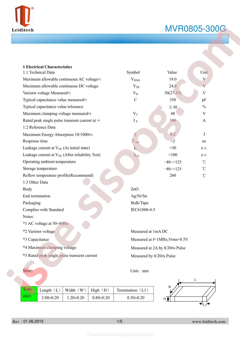 MVR0402-300G