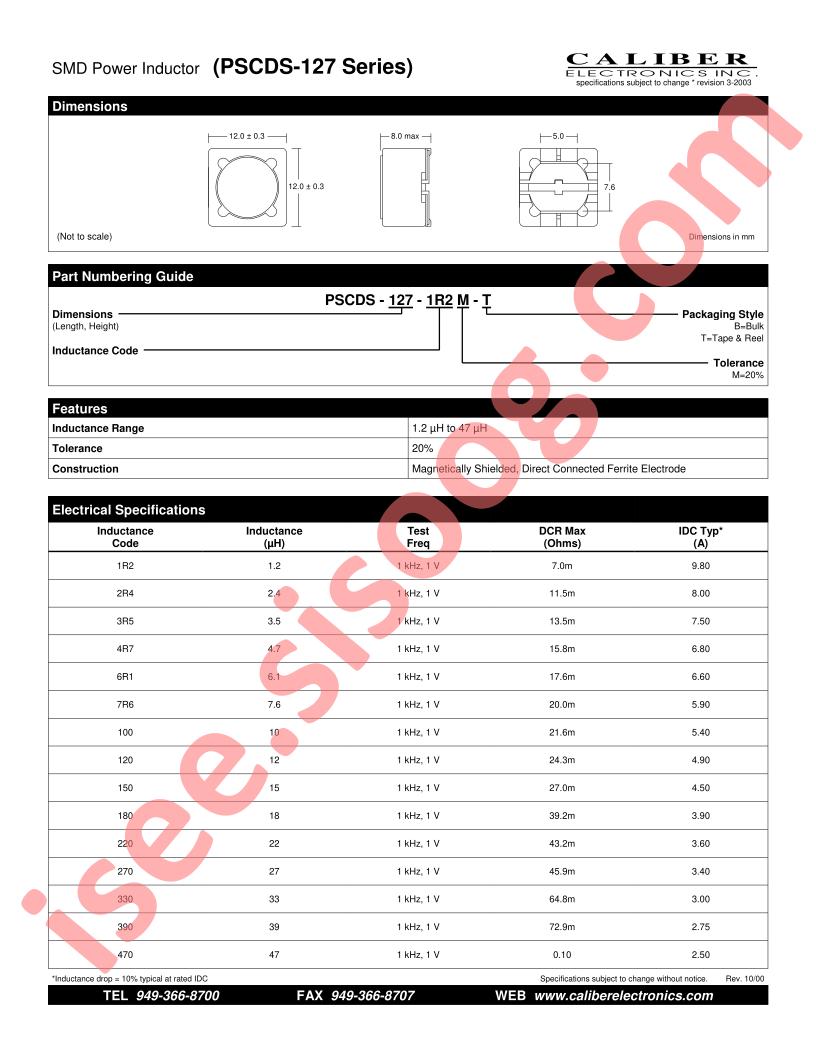 PSCDS-127-100M-B