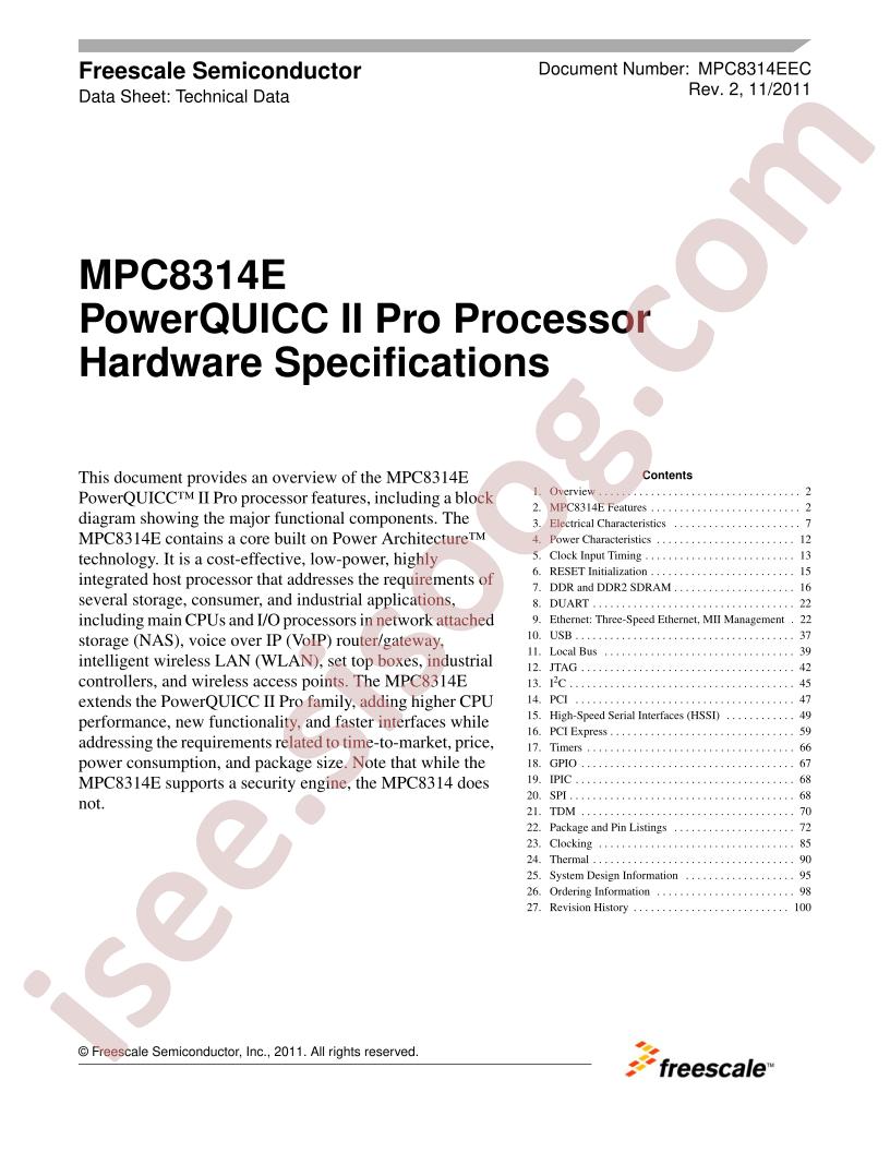 MPC8314EEC