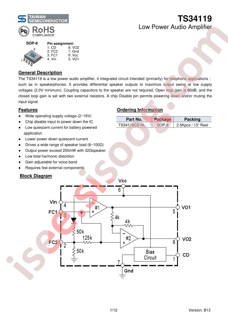 TS34119CSRL