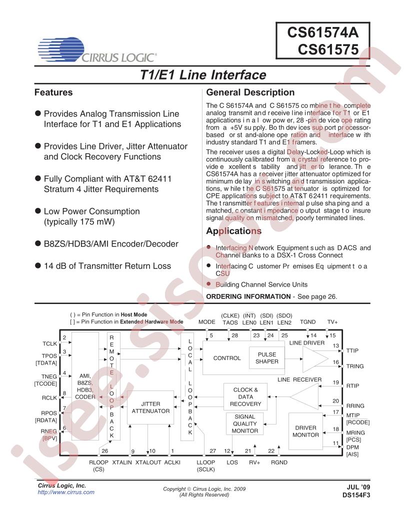 CS61574A-IL1Z