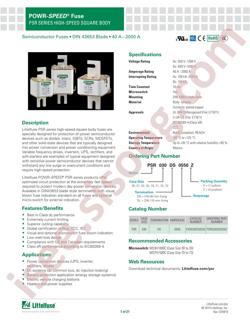 PSR032DS0700