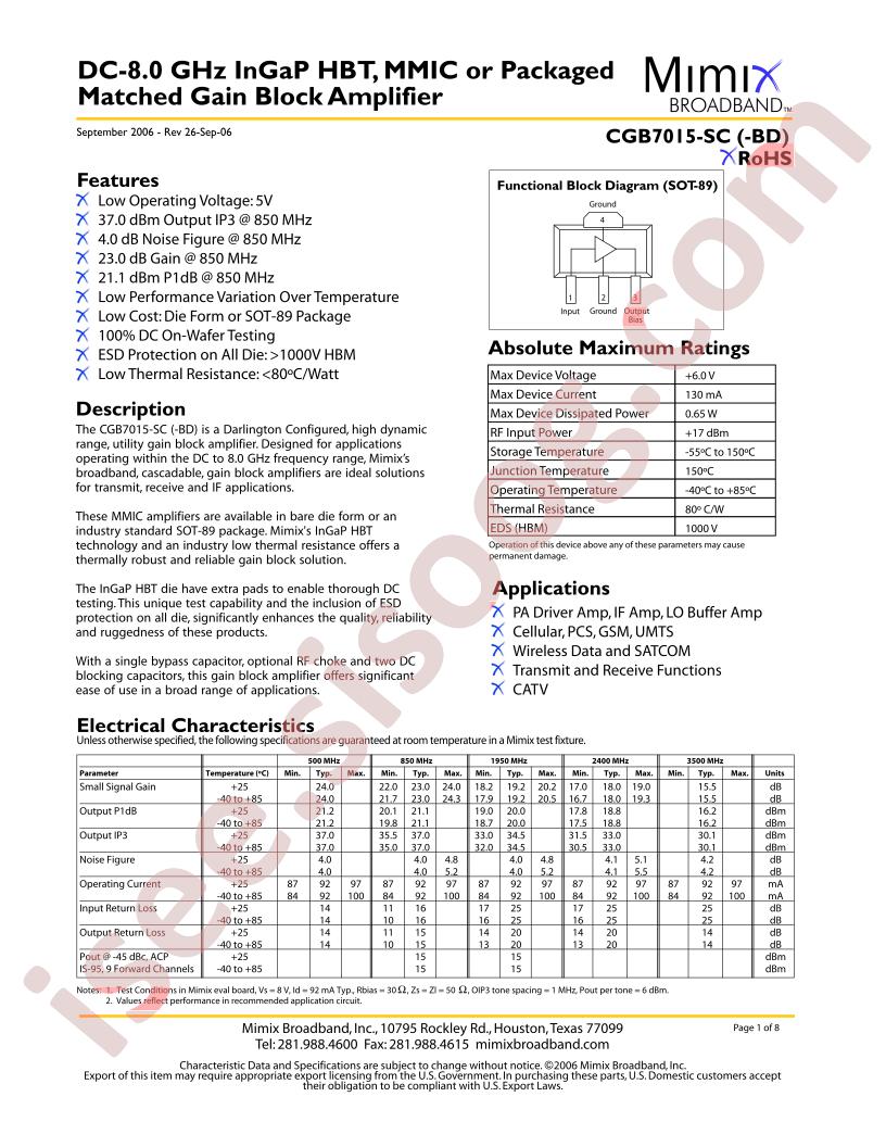 CGB7015-SC-0G00