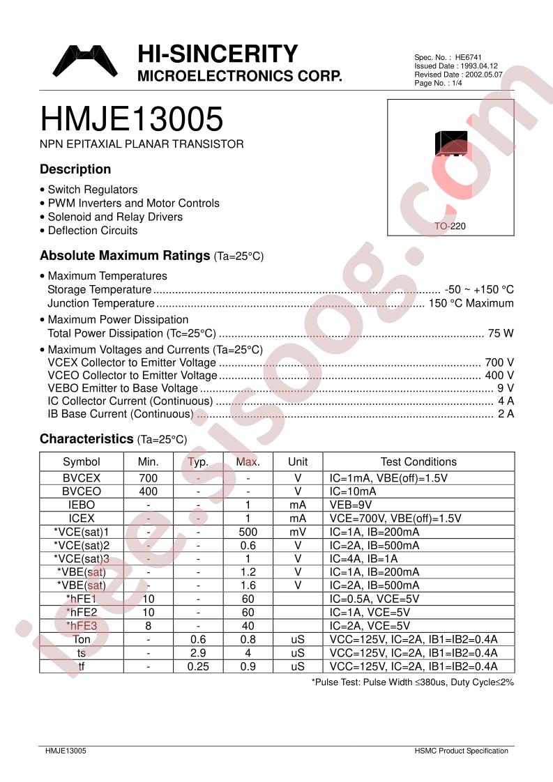 HMJE13005