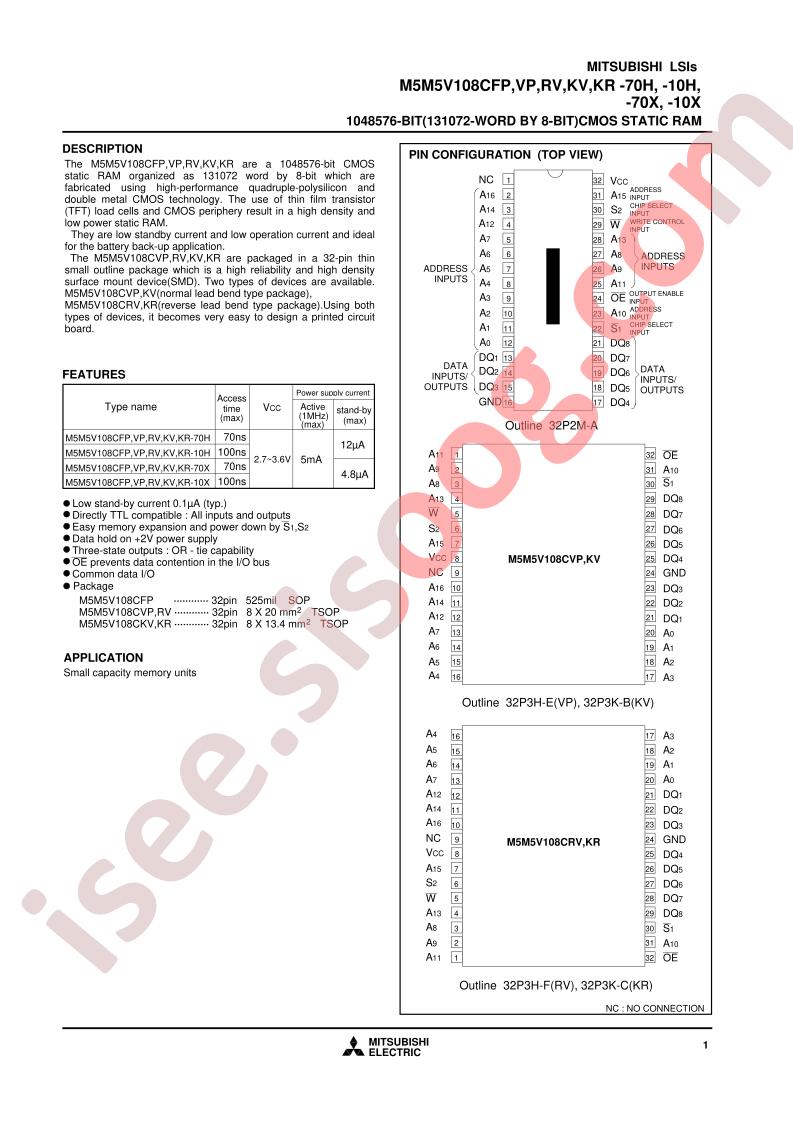 M5M5V108CFP-70H