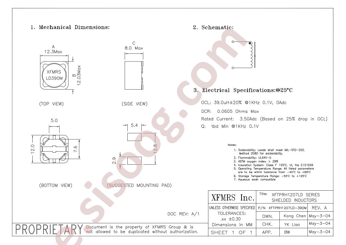 XFTPRH1207LD-390M