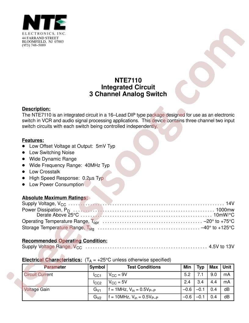 NTE7110