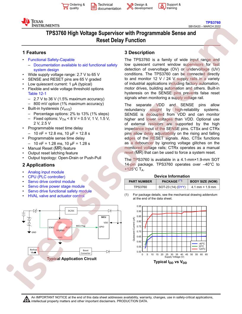 TPS3760-Q1