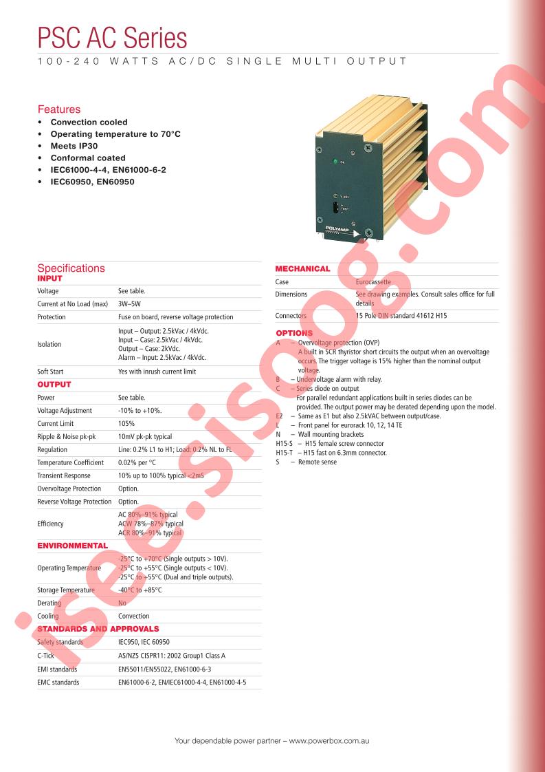 PSC150ACR5S15