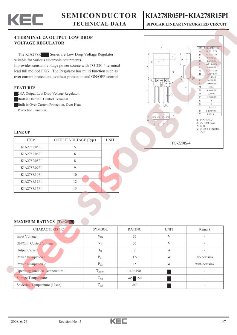 KIA278R05PI