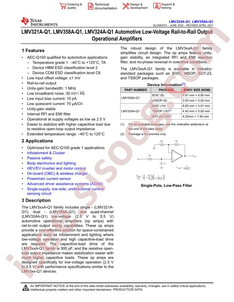 LMV358A-Q1