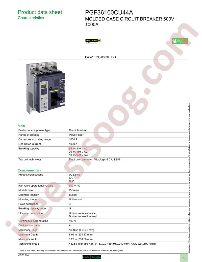 PGF36100CU44A