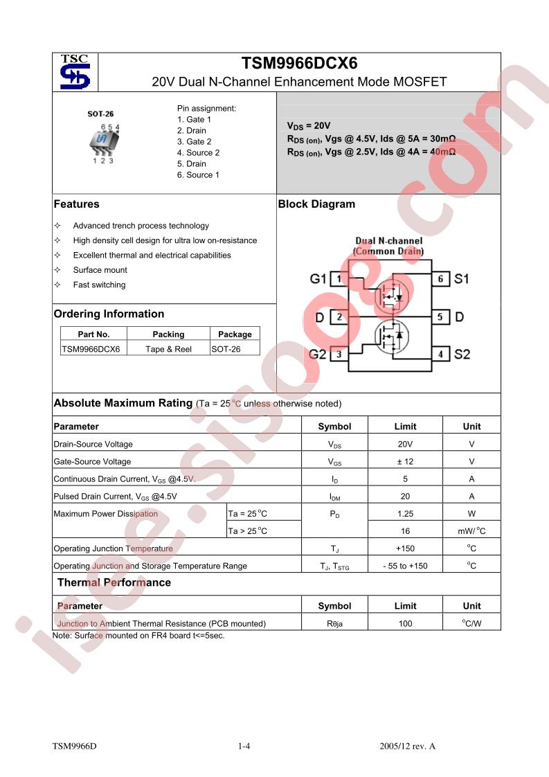 TSM9966DCX6