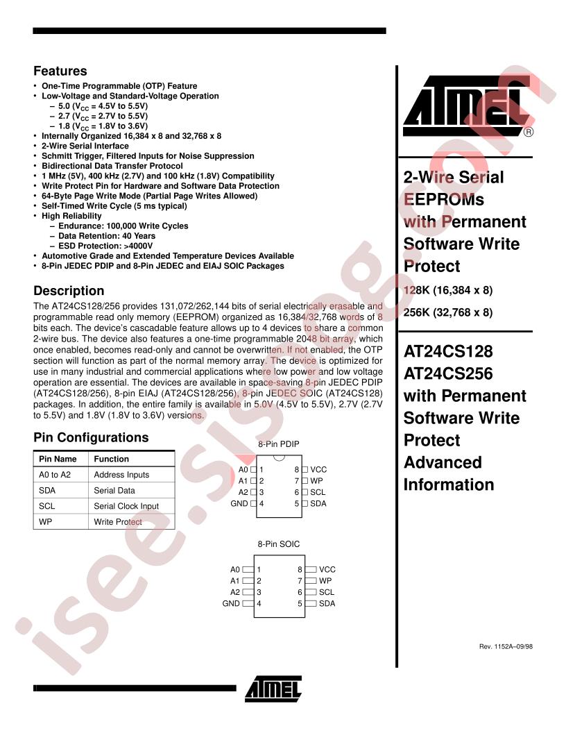 AT24CS128-10PI-2.7