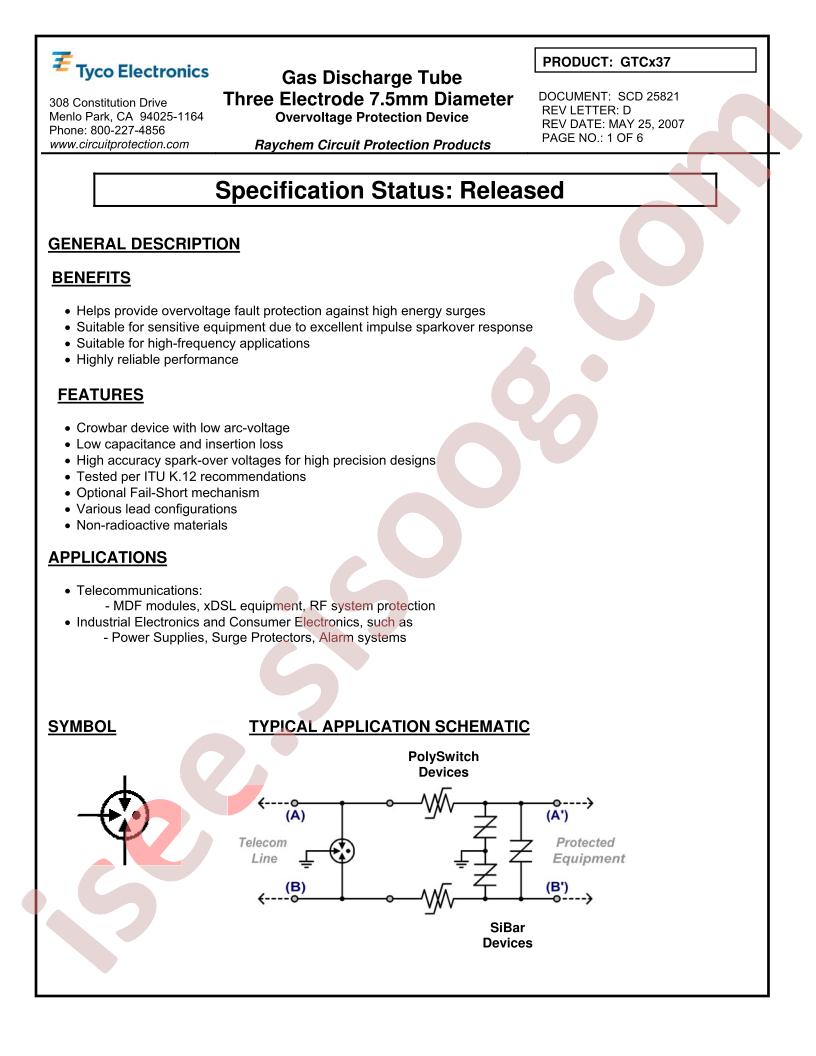 GTCT37-151M-P10-FS-B